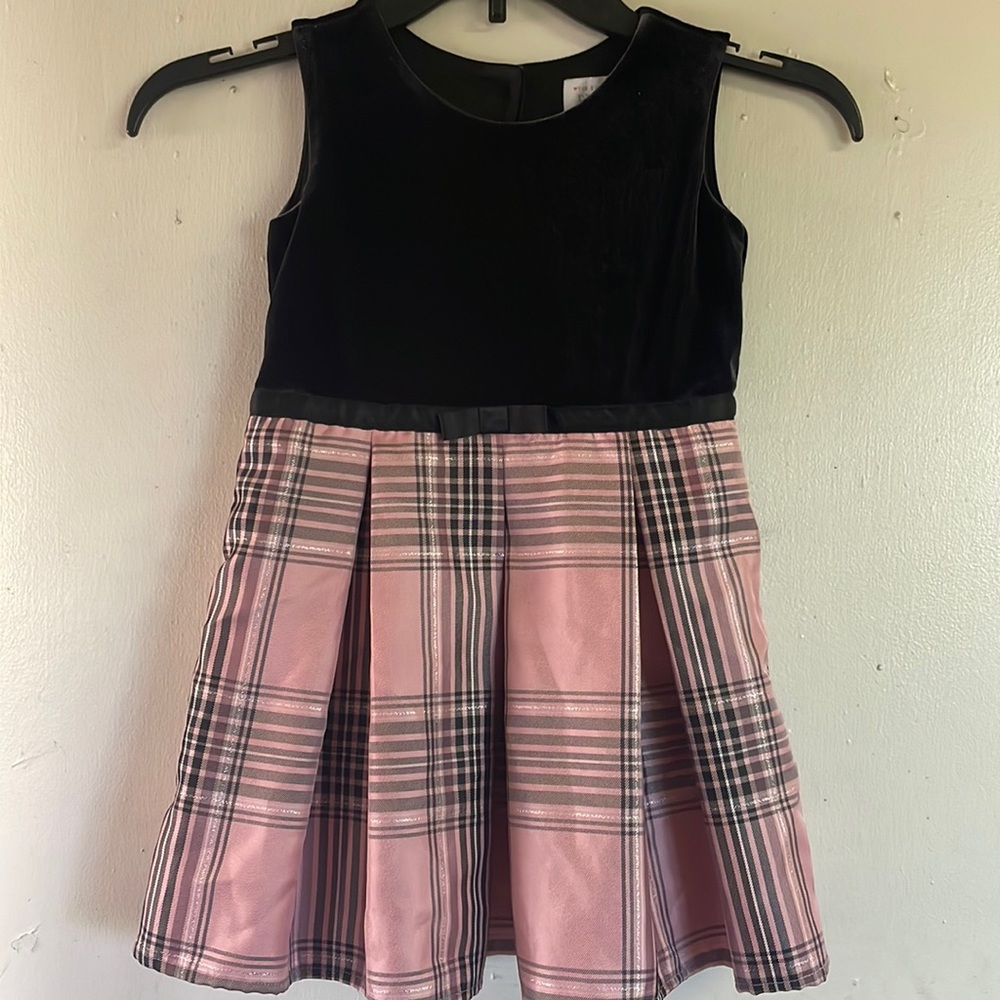 Pink and Black Dress